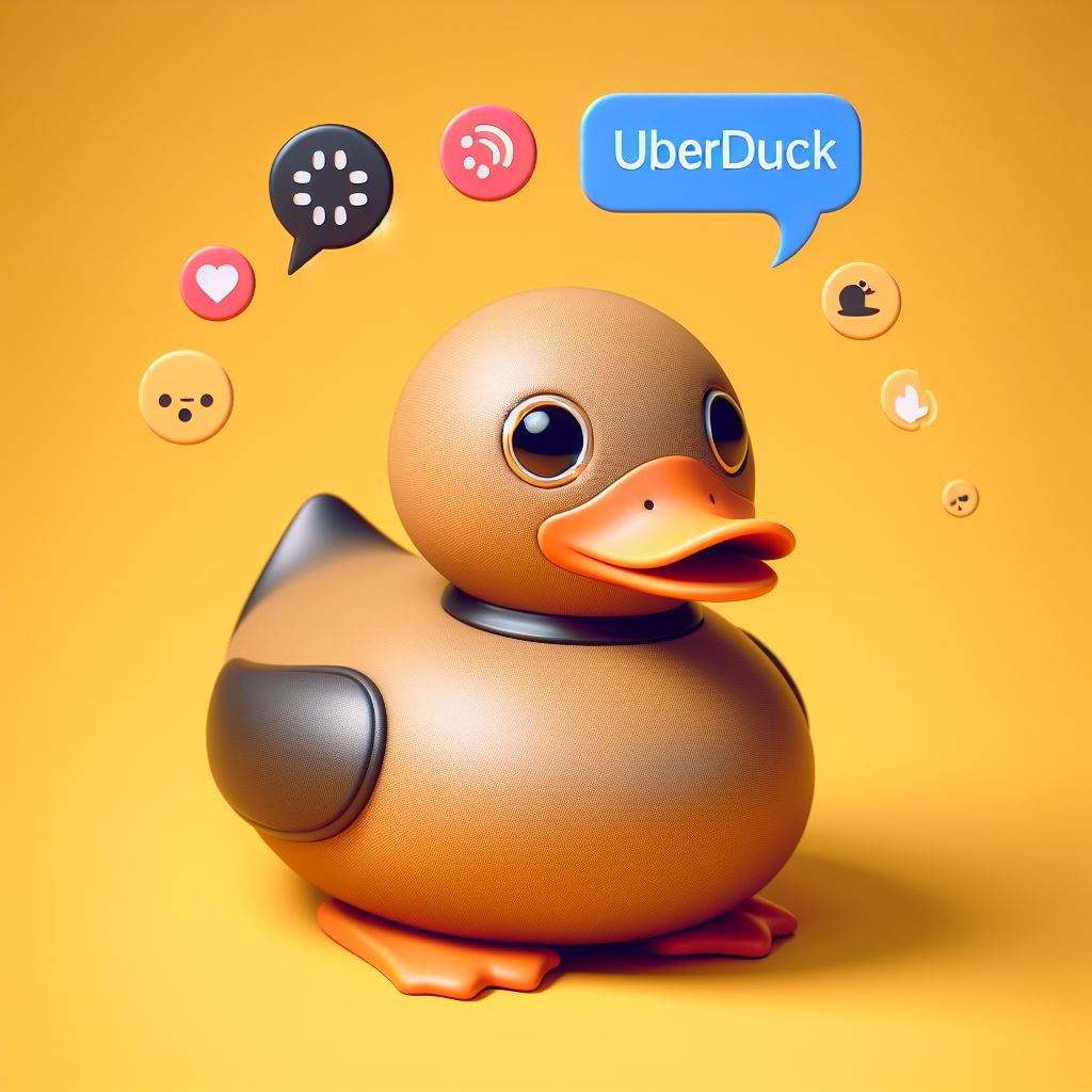 An illustration representing Uberduck AI, the complete guide to AI voice generation technology.